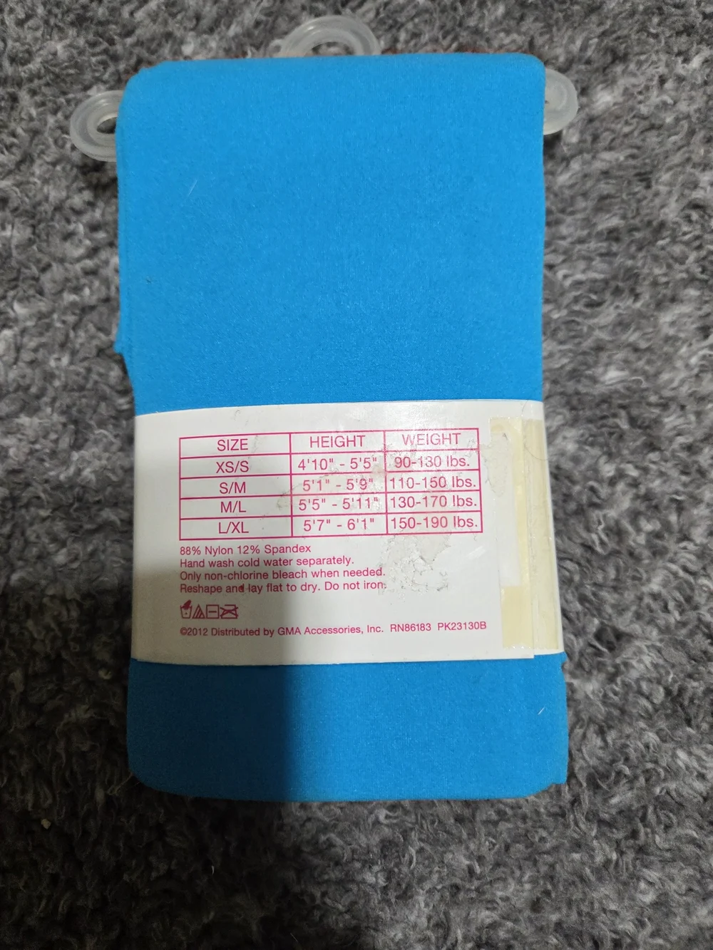 Footless Tights - Bright Blue